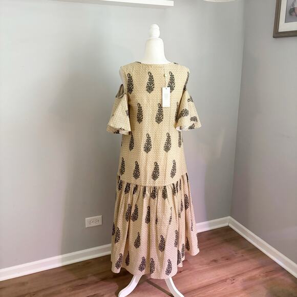 Zayan the Label Saria Maxi Dress Small Cream NWT - Picture 6 of 12